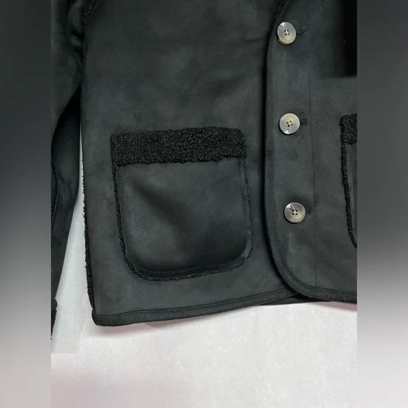 Briggs New York Women's Reversible Sherpa and Suede Jacket NWT - Picture 10 of 11